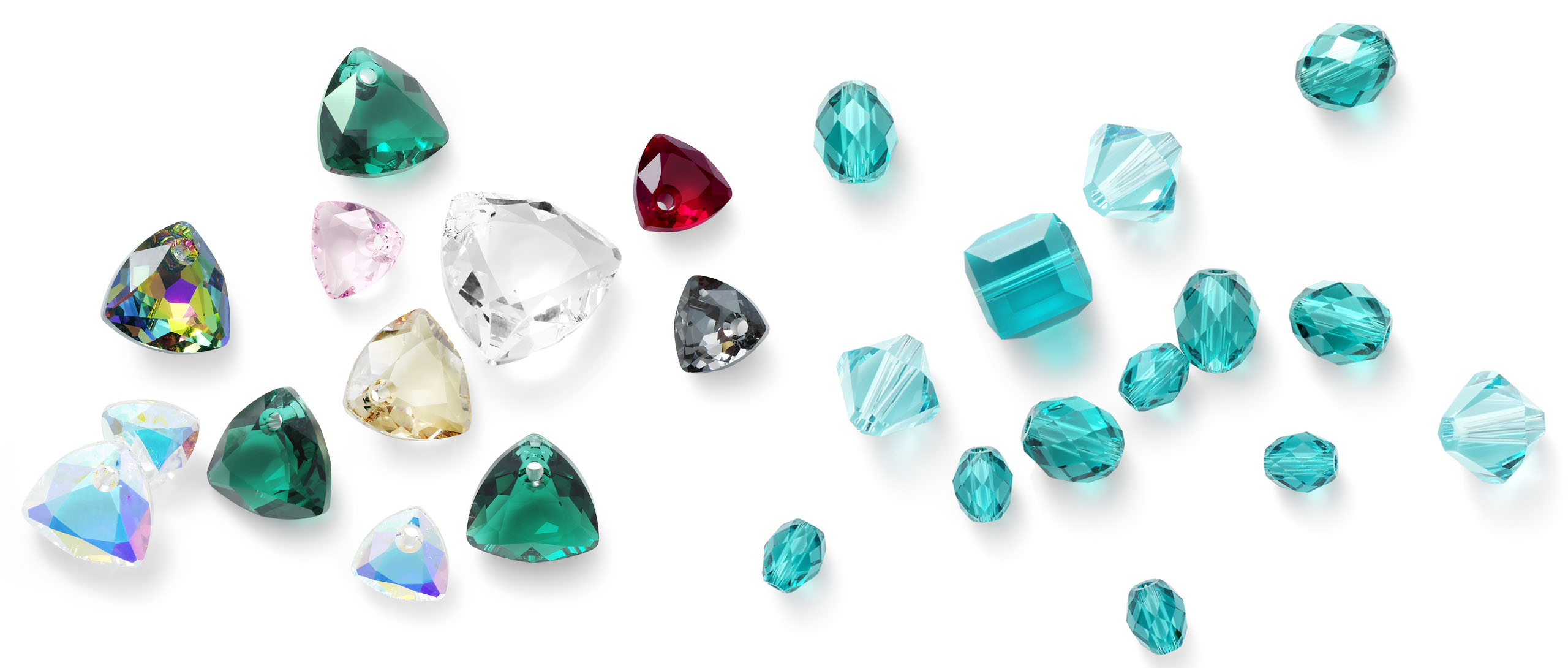 Crystal products background